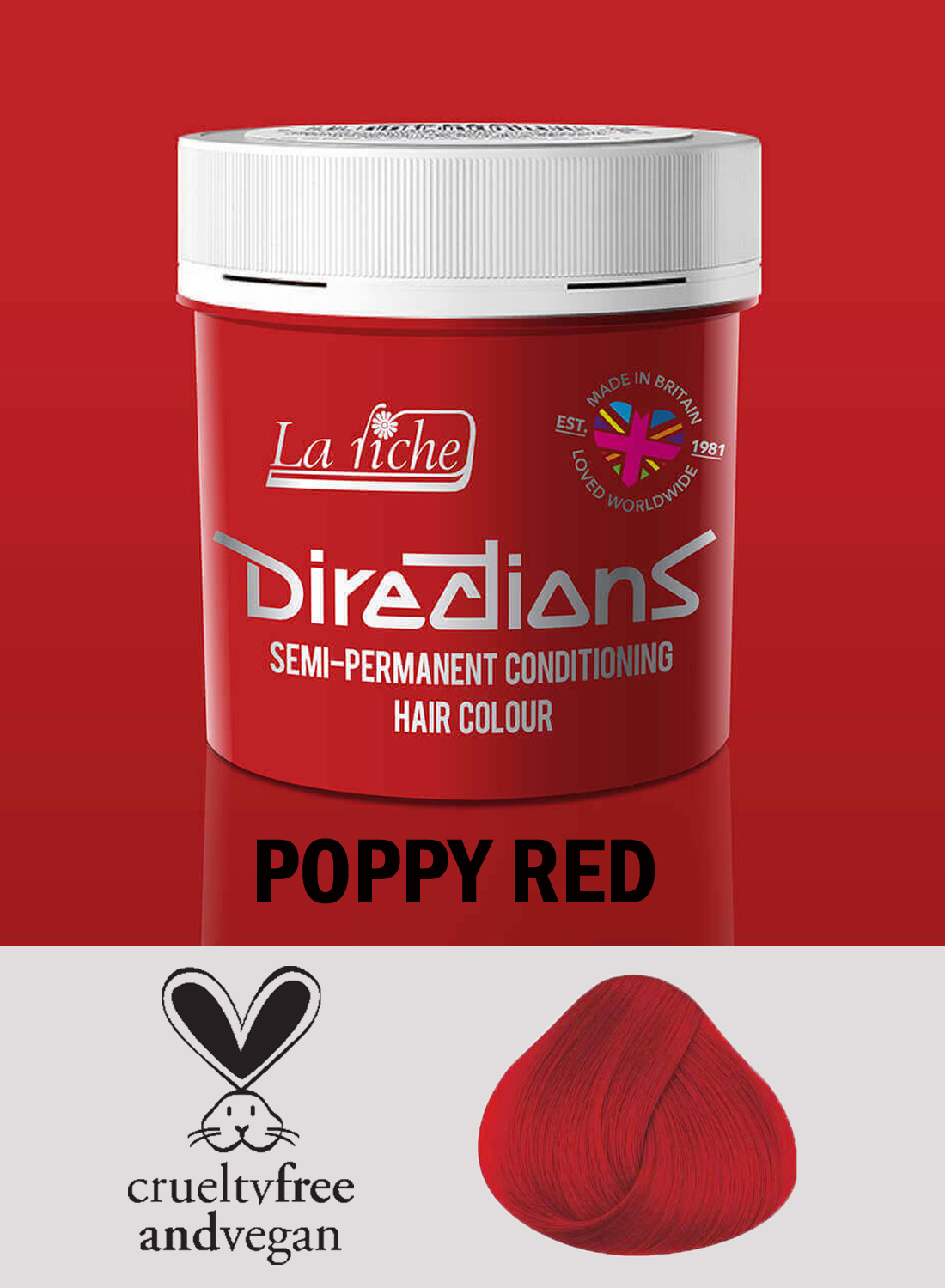 Directions Poppy Red