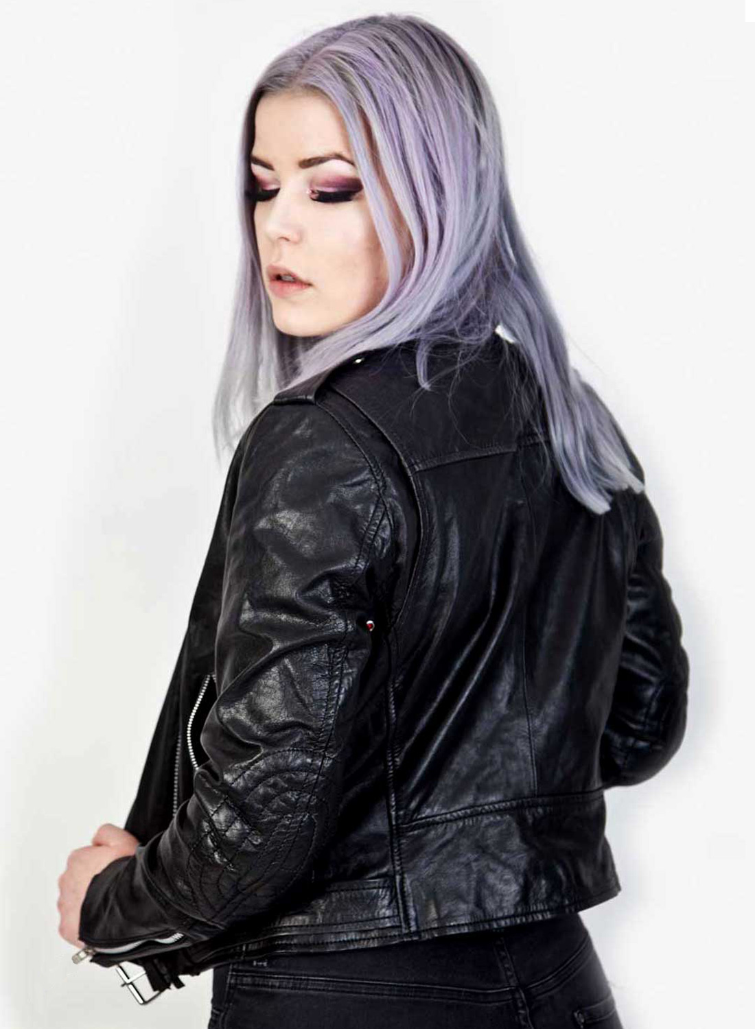 Roll Leather Jacket Girls — изображение 2