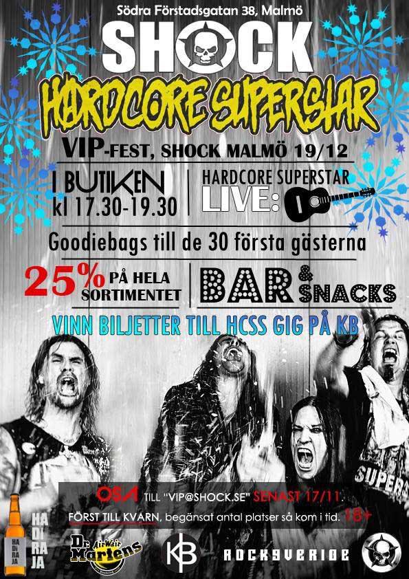 Hardcore superstars vip fest