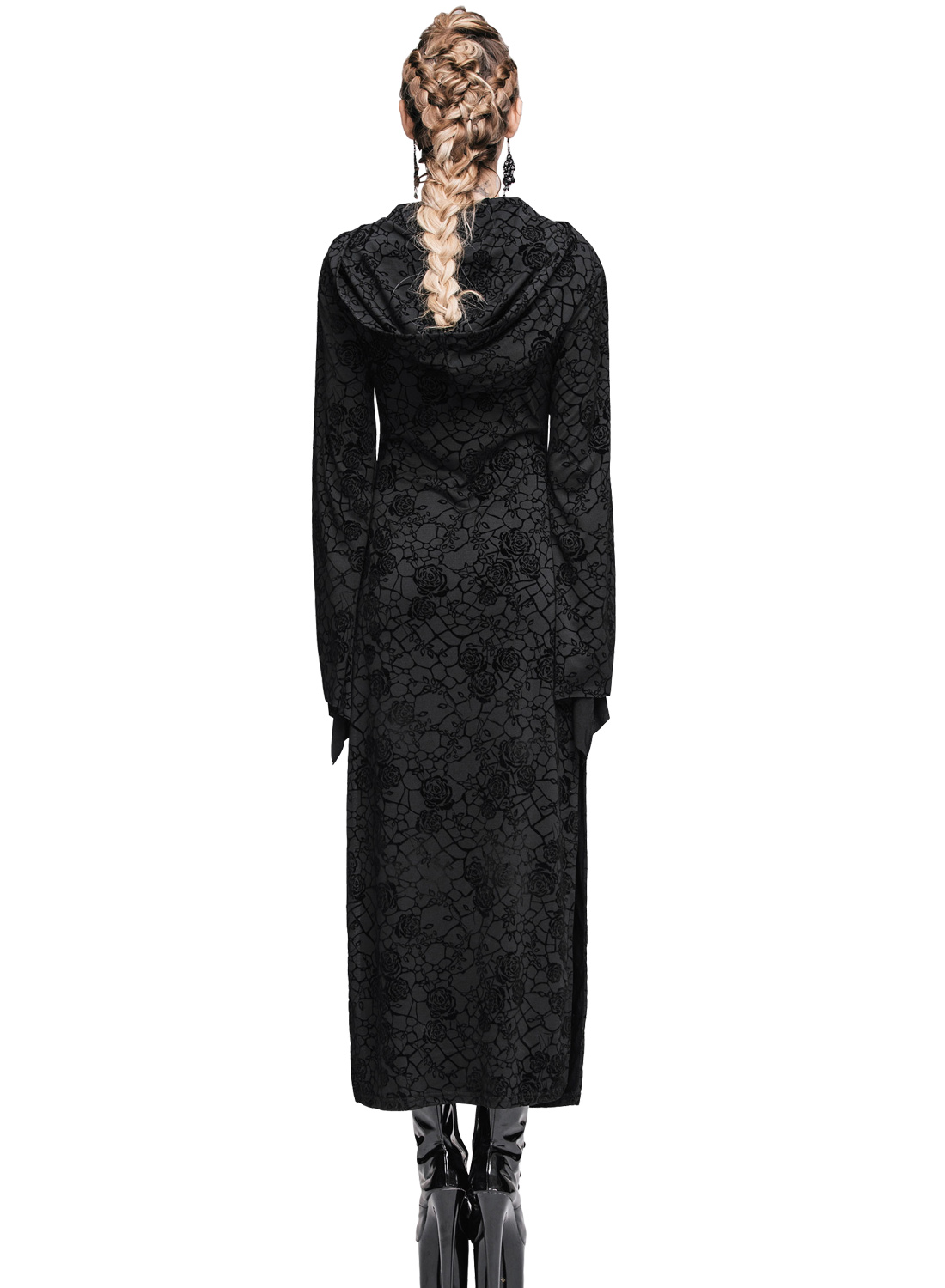 Black roses Maxi hood/klänning — изображение 3