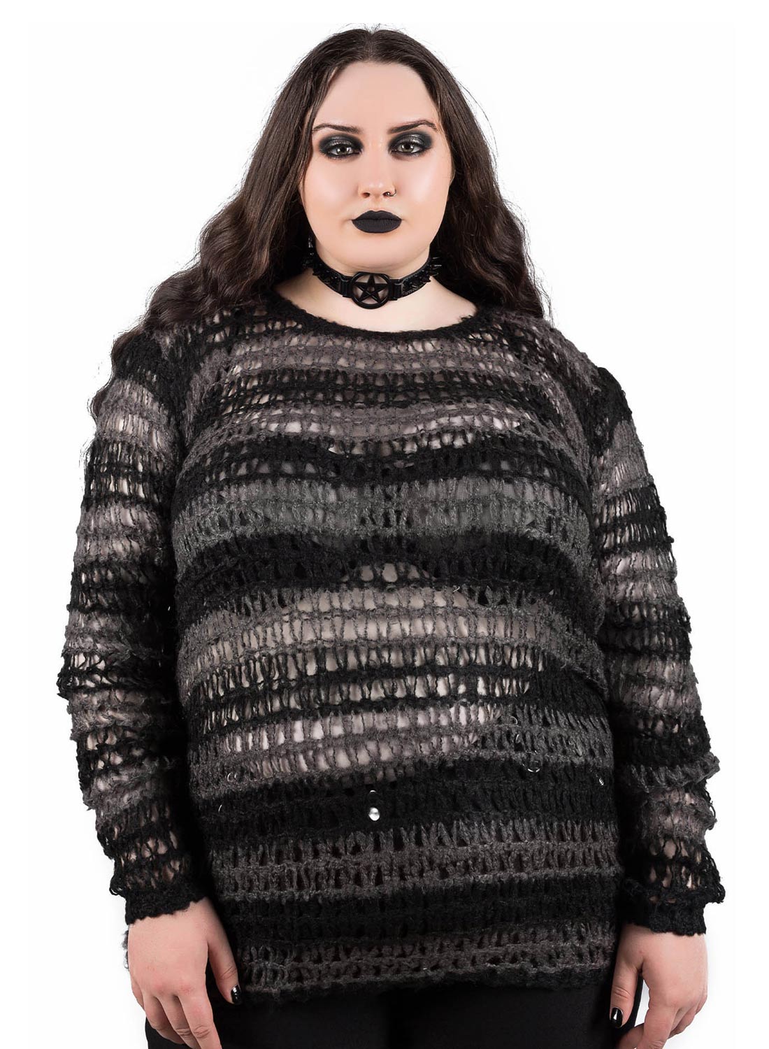 STRANGE DAZE FAUX-MOHAIR TRÖJA — изображение 3