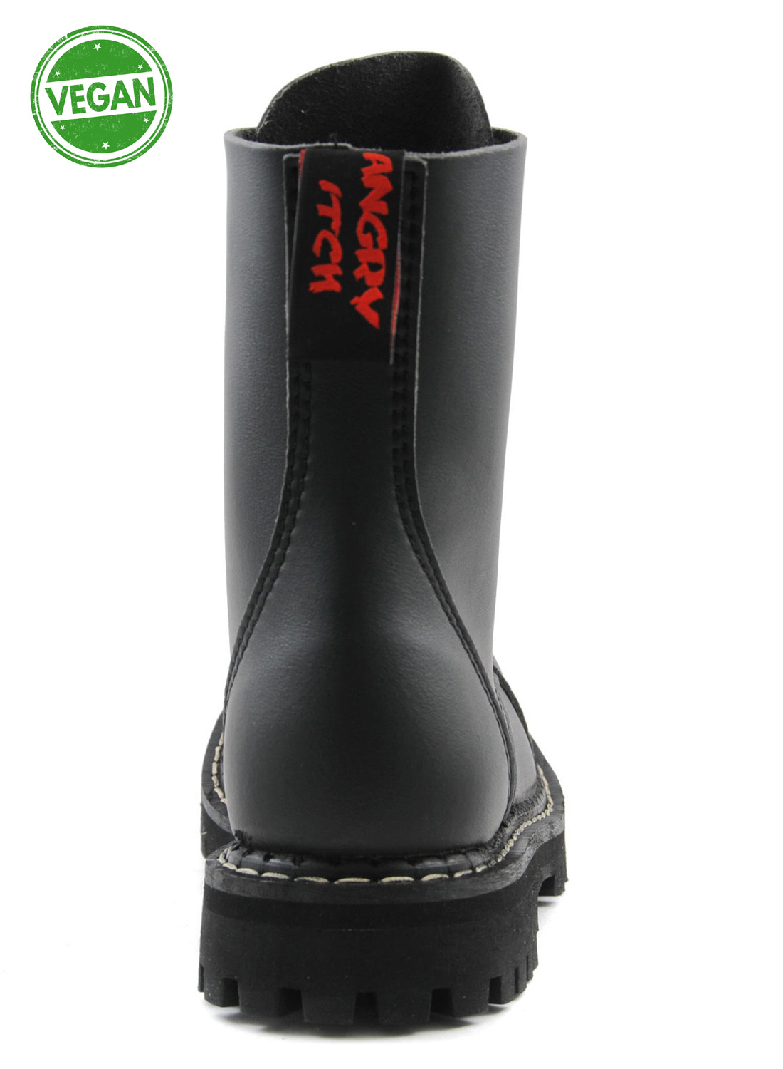 8 Eye Steel Toe Boots Vegan Leather — изображение 3