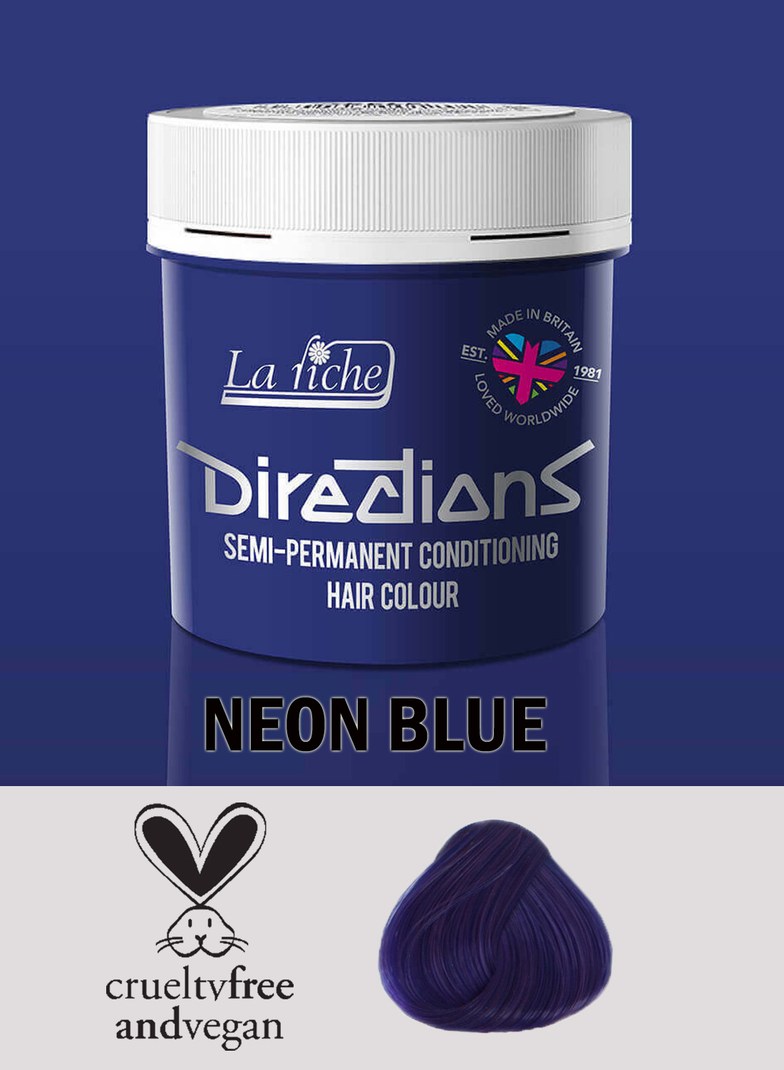 Directions Hair Colour Neon Blue