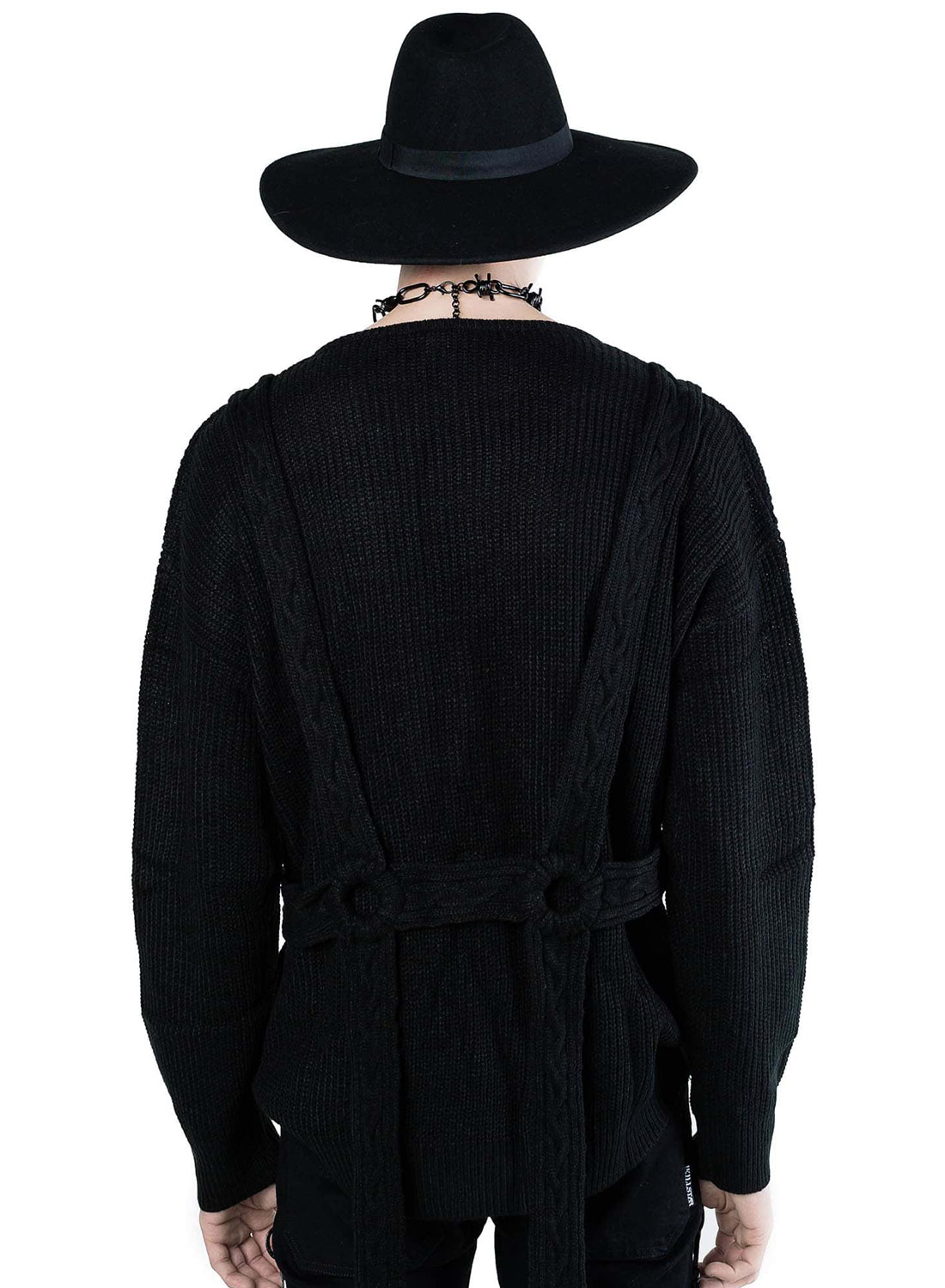 PYTHIA KNIT SWEATER Black — изображение 3