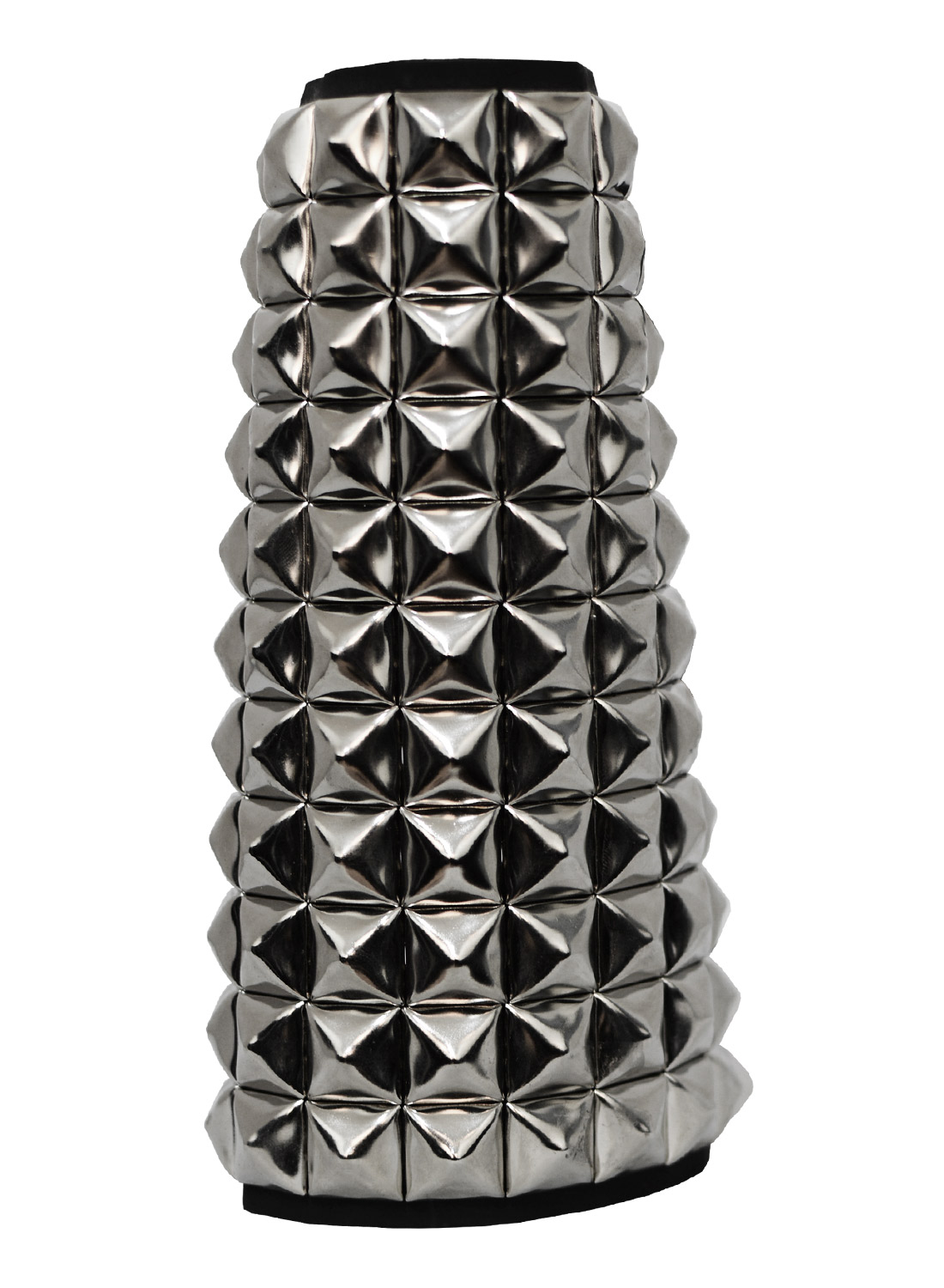 11 Row pyramid Leather Wristband