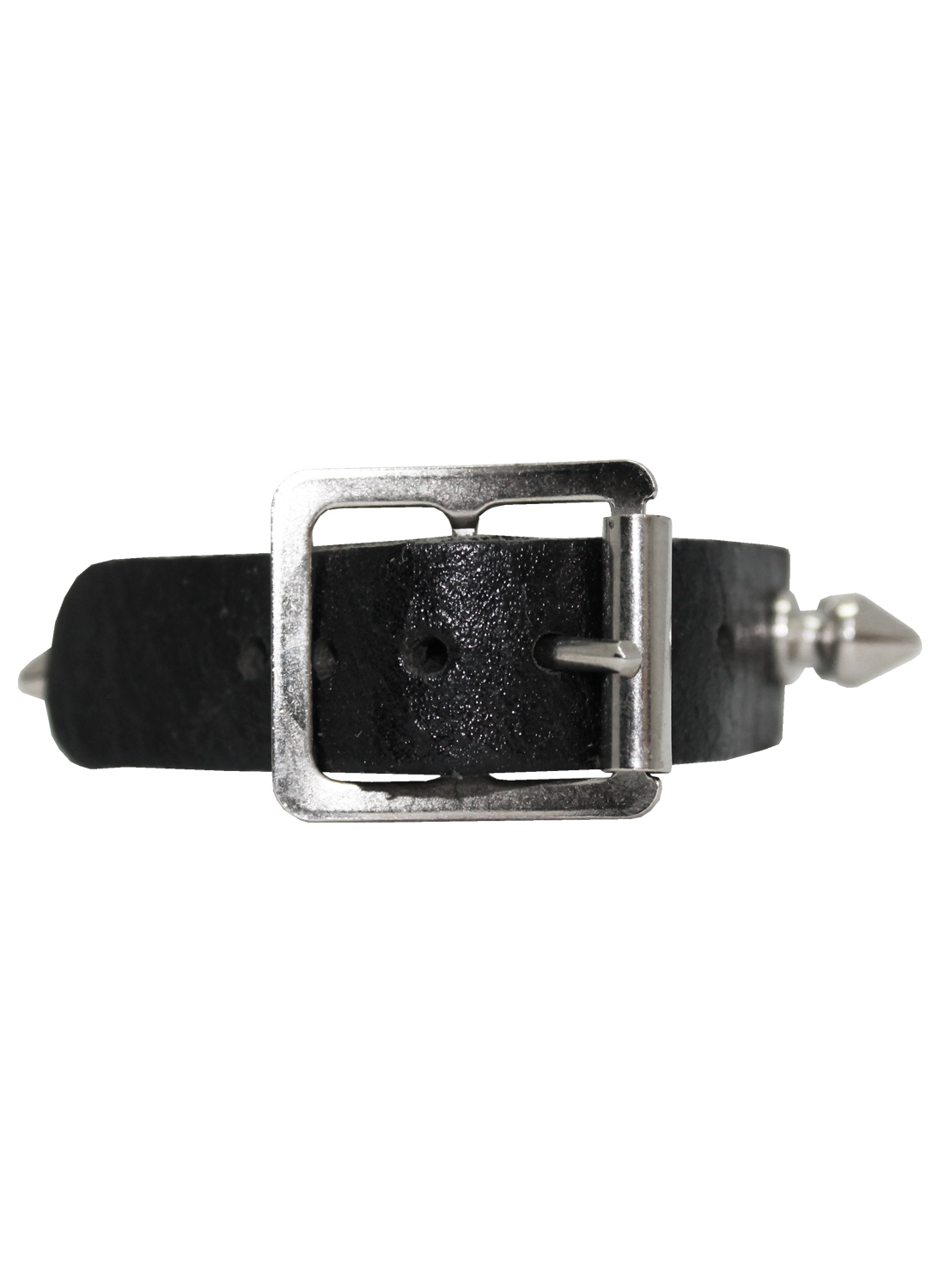 1 Row Spike studs Leather Wristband