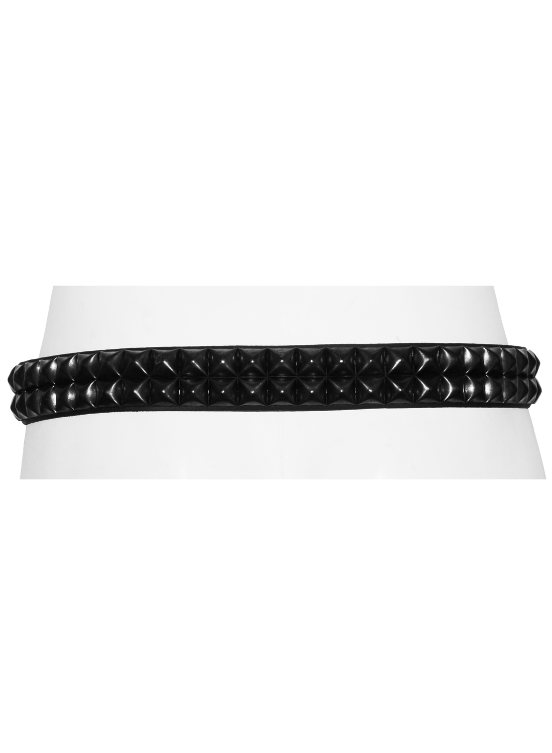2 row pyramid Belt Black