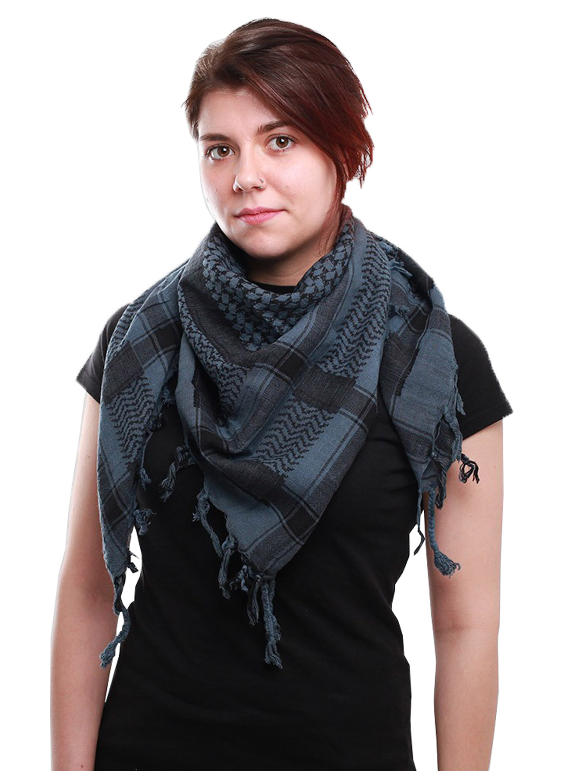 Keffiyeh Grey and Black