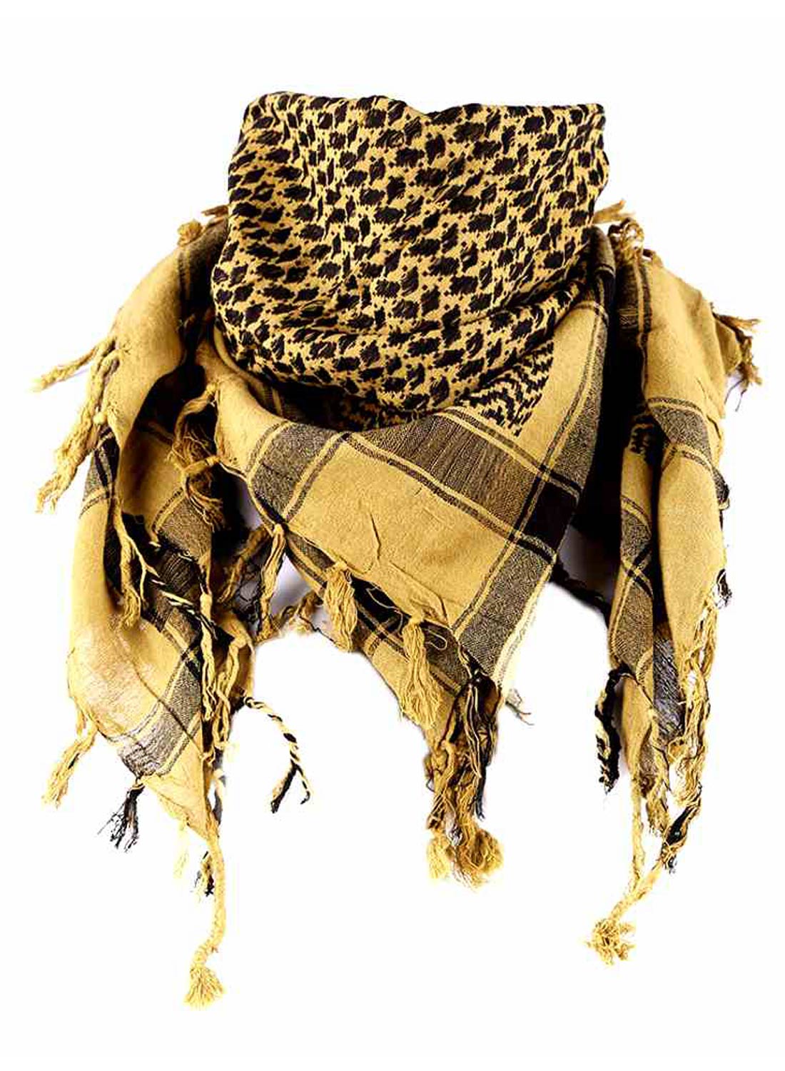 Keffiyeh Yellow and Black