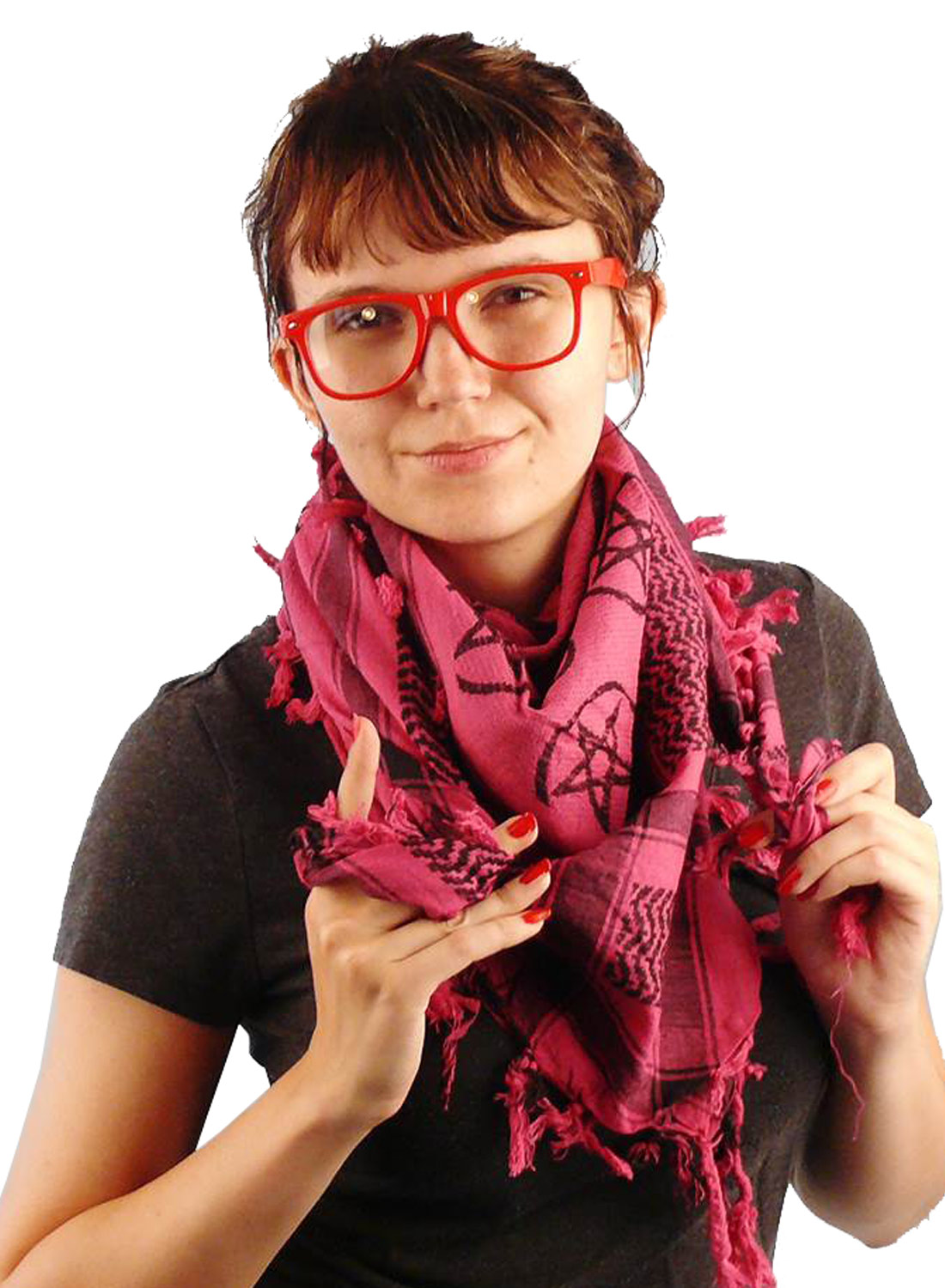 Keffiyeh Pink Pentagrams