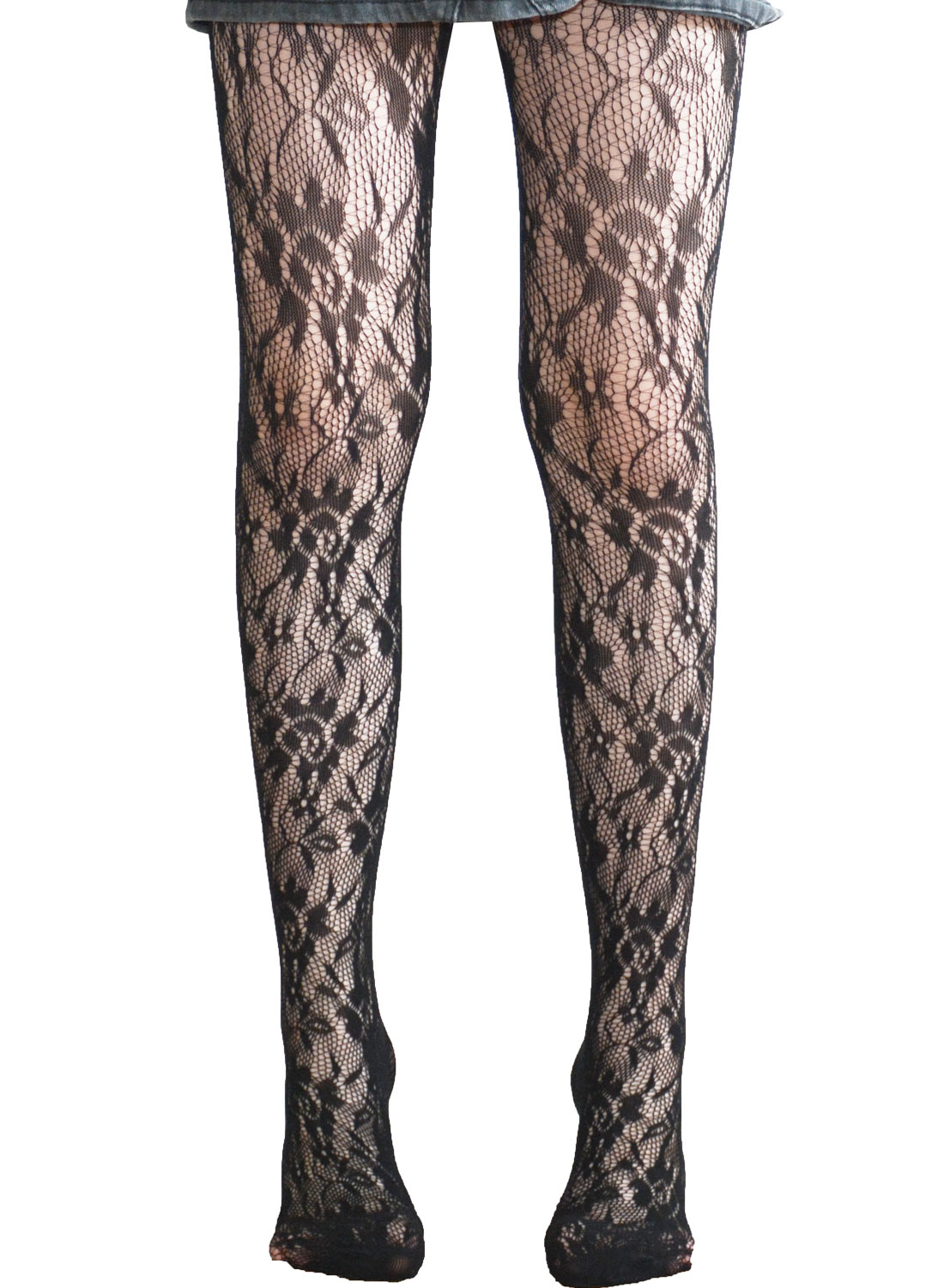 Flowral Fishnet Tights