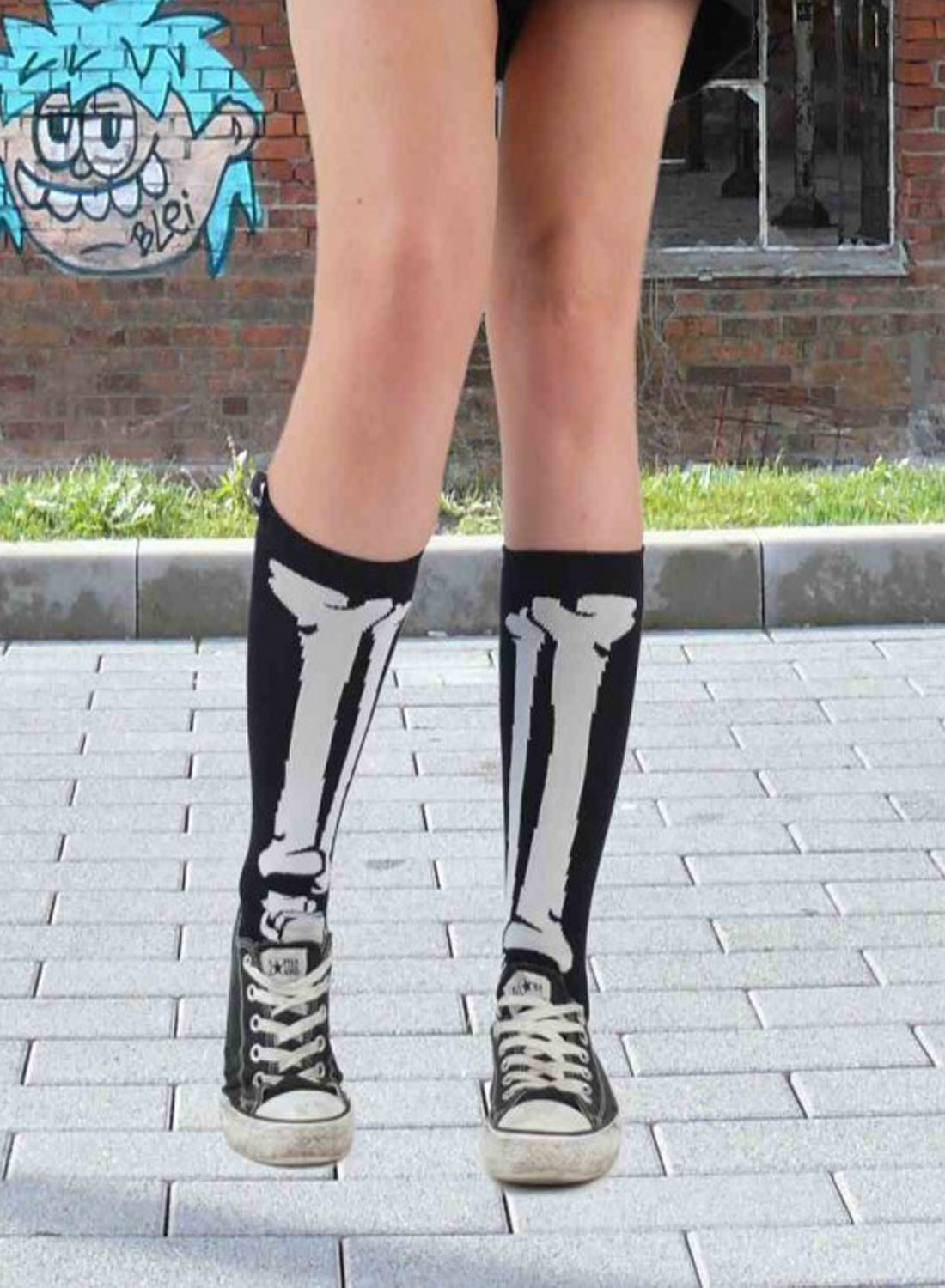 KH Skeleton Feet socks
