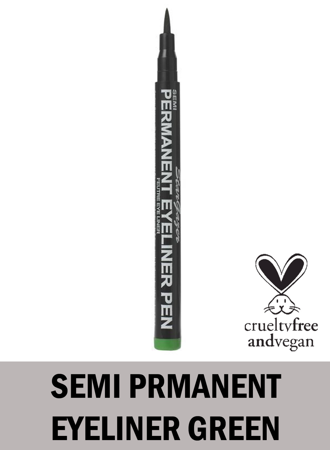 Semi Permanent Eye Liner Green