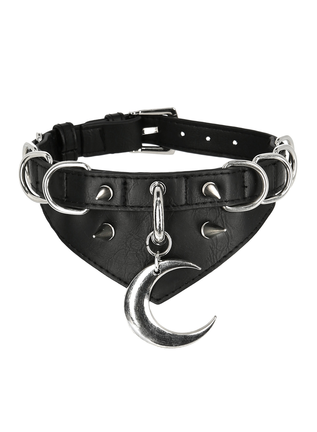 Moon ring Vegan Choker