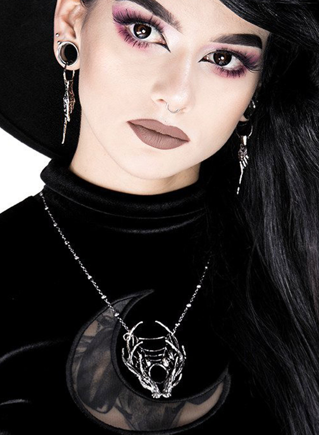 Restyle Antler Moon Necklace