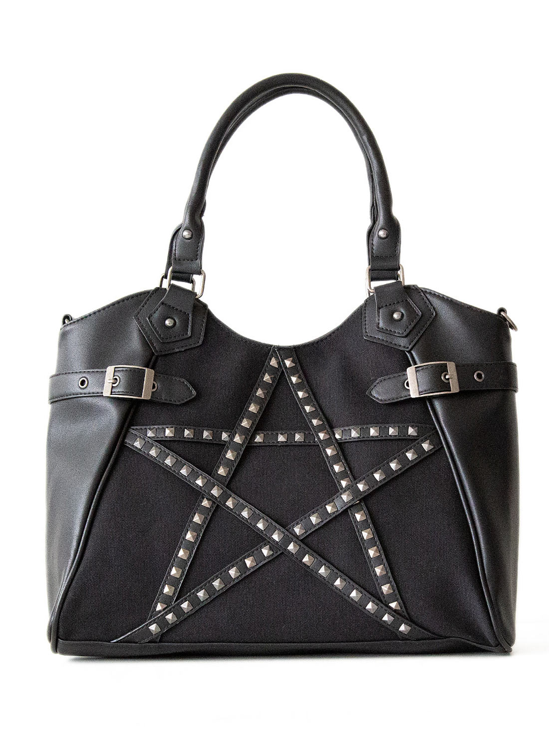 Grunge Studded Penta Handbag