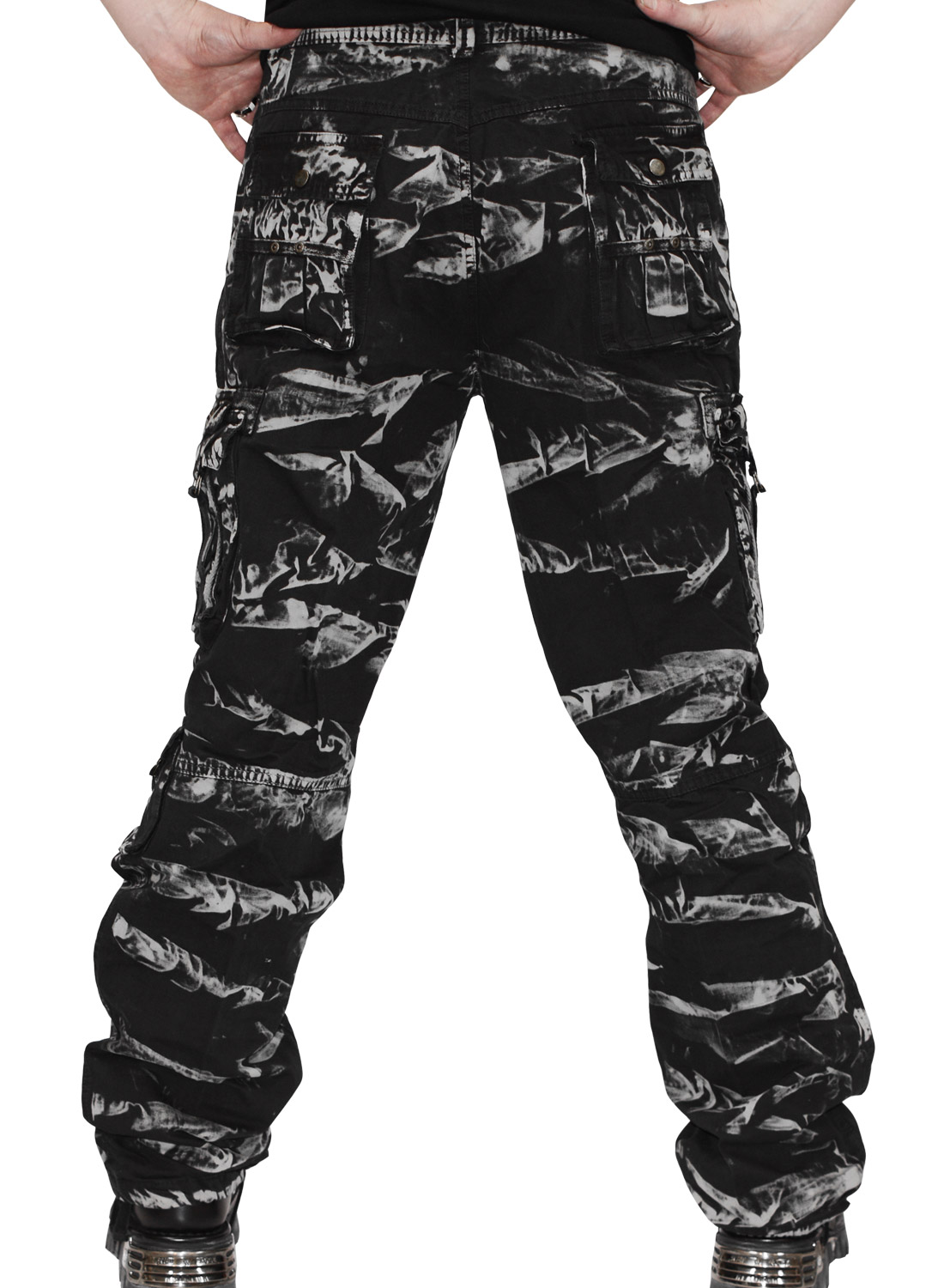 Dark Camo Cargo Pants — изображение 4
