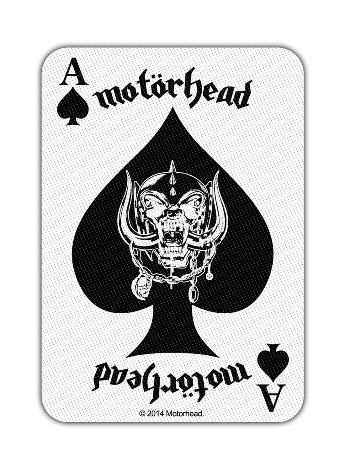 Motörhead Ace of Spades Card Patch