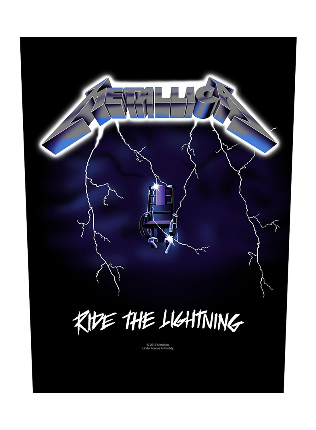 Metallica Ride The Lightning Back Patch