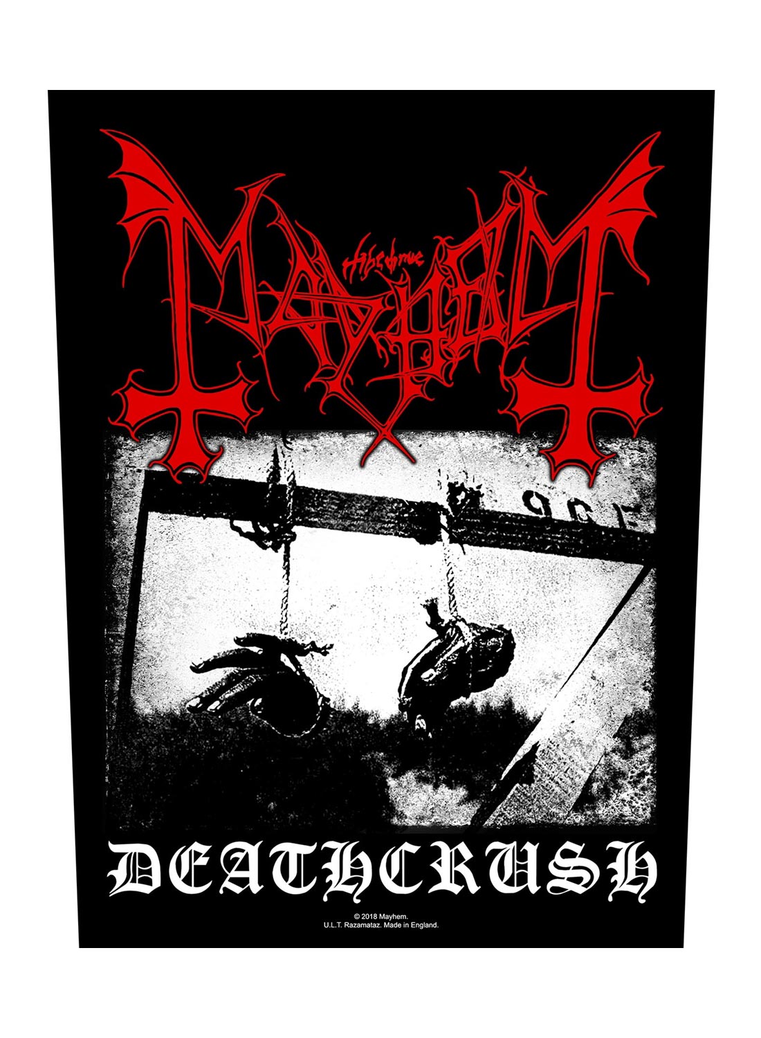 Нашивка на спине Mayhem Deathcrush