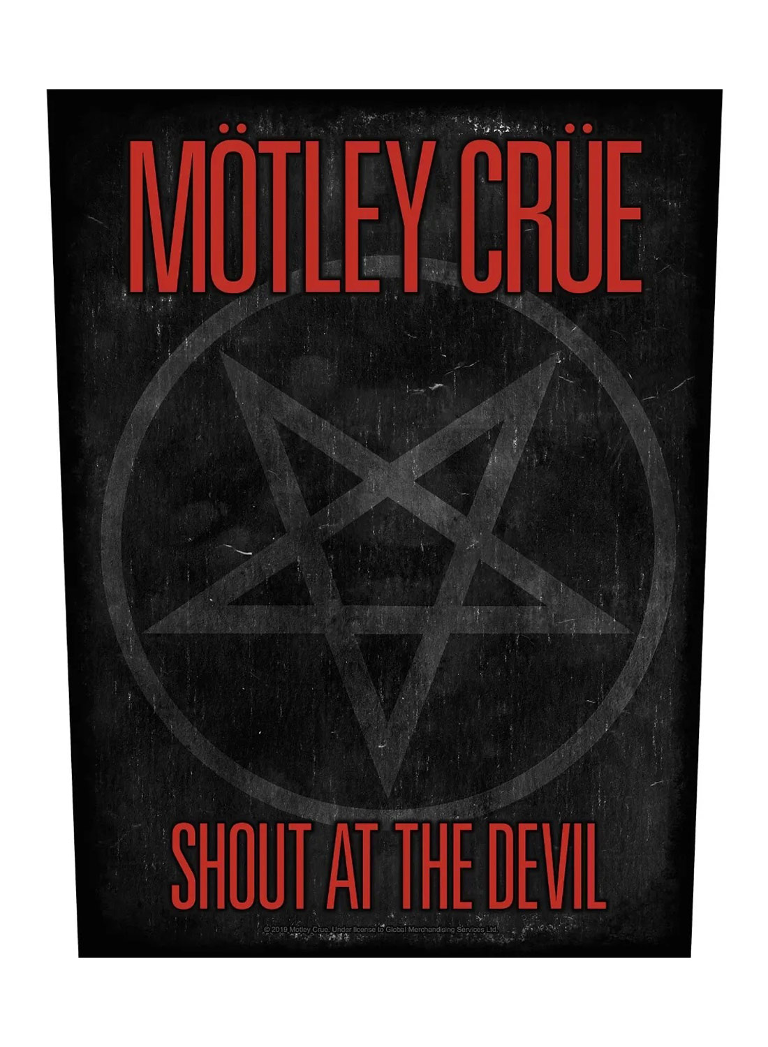 Mötley Crue Shout At The Devil Back Patch