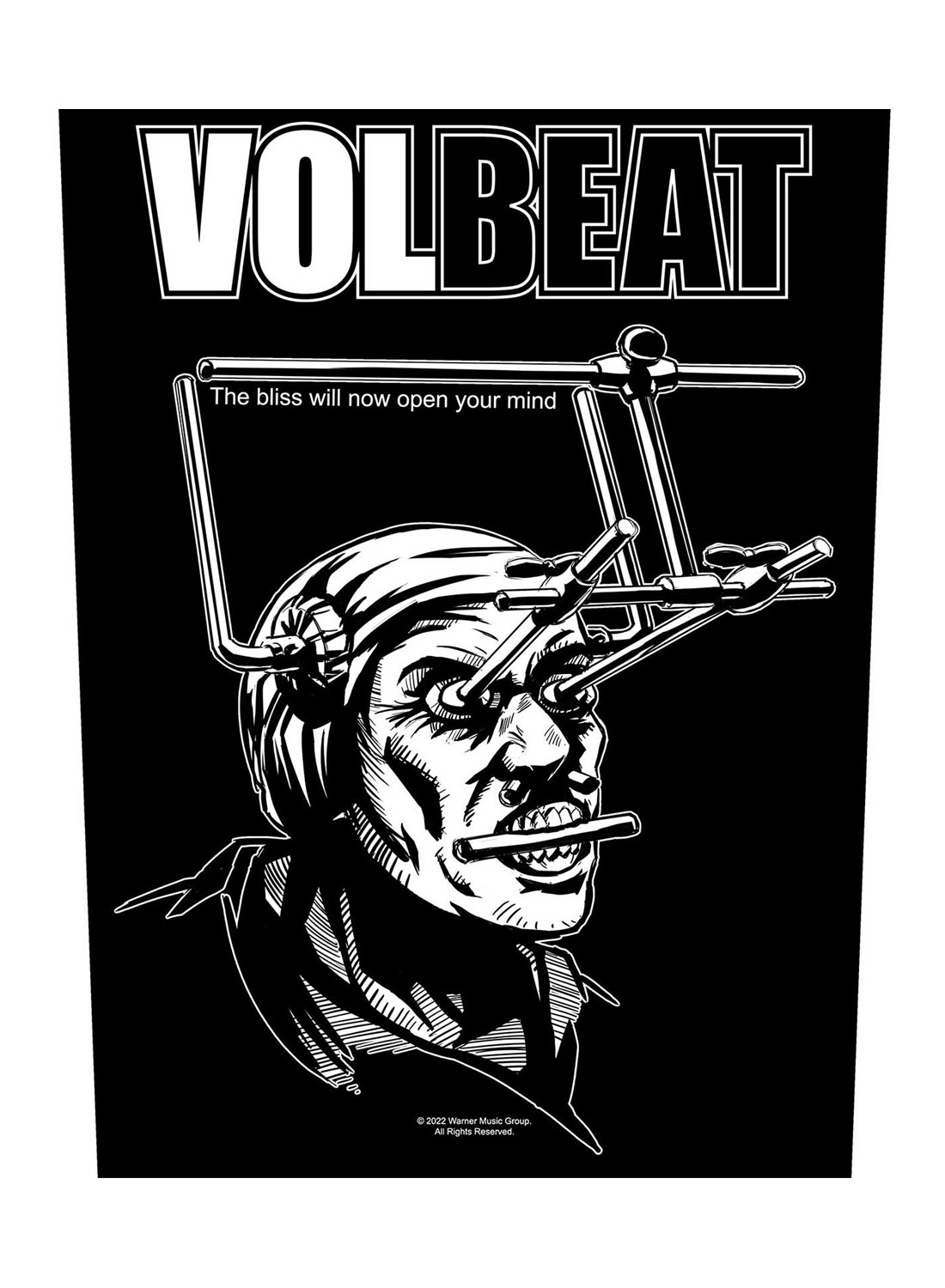 Volbeat Open Your Mind Back Patch