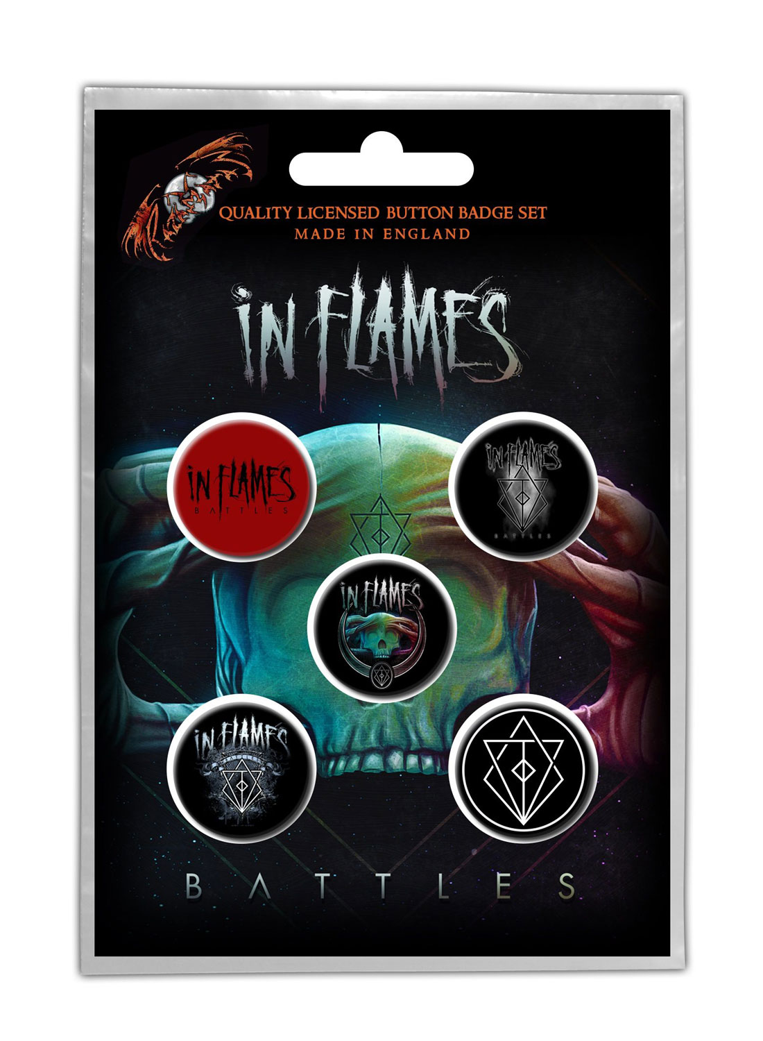 In Flames Battles Badge Pack