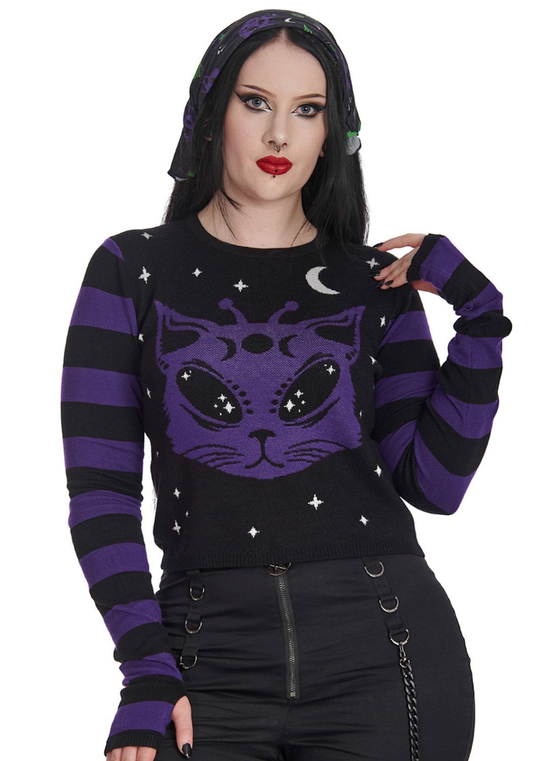 Alien Space Cat Jumper