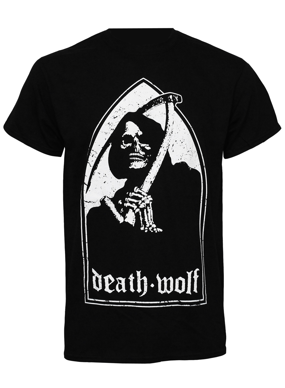 Death Wolf Black Armoured Death T-Shirt