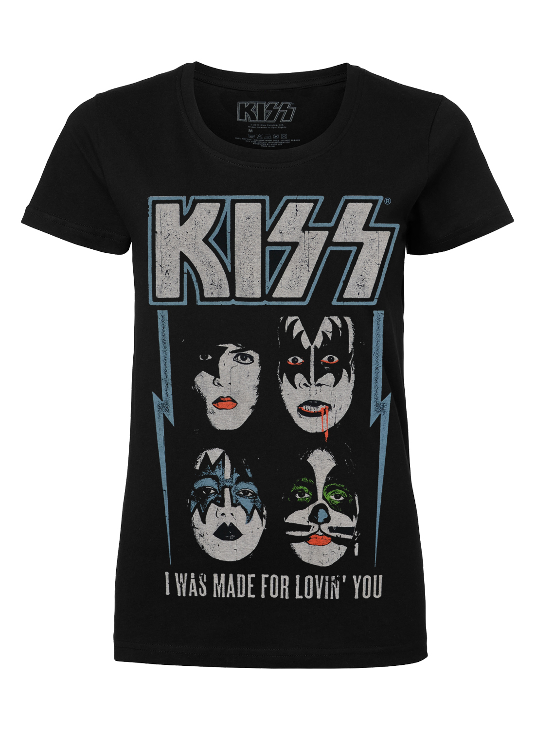 Kiss I Was Made For Lovin You Girly Top