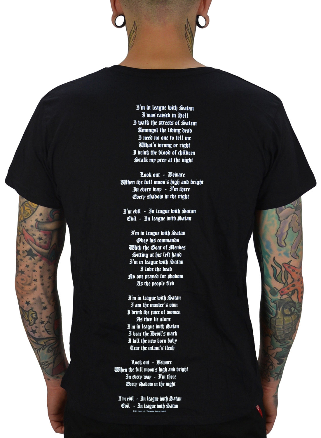 Venom In League With Satan T-shirt