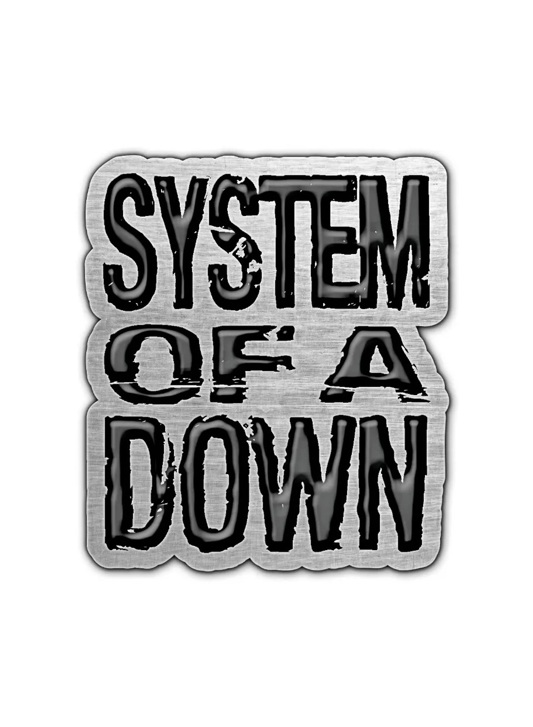 System Of A Down Logo Metal Pin Badge