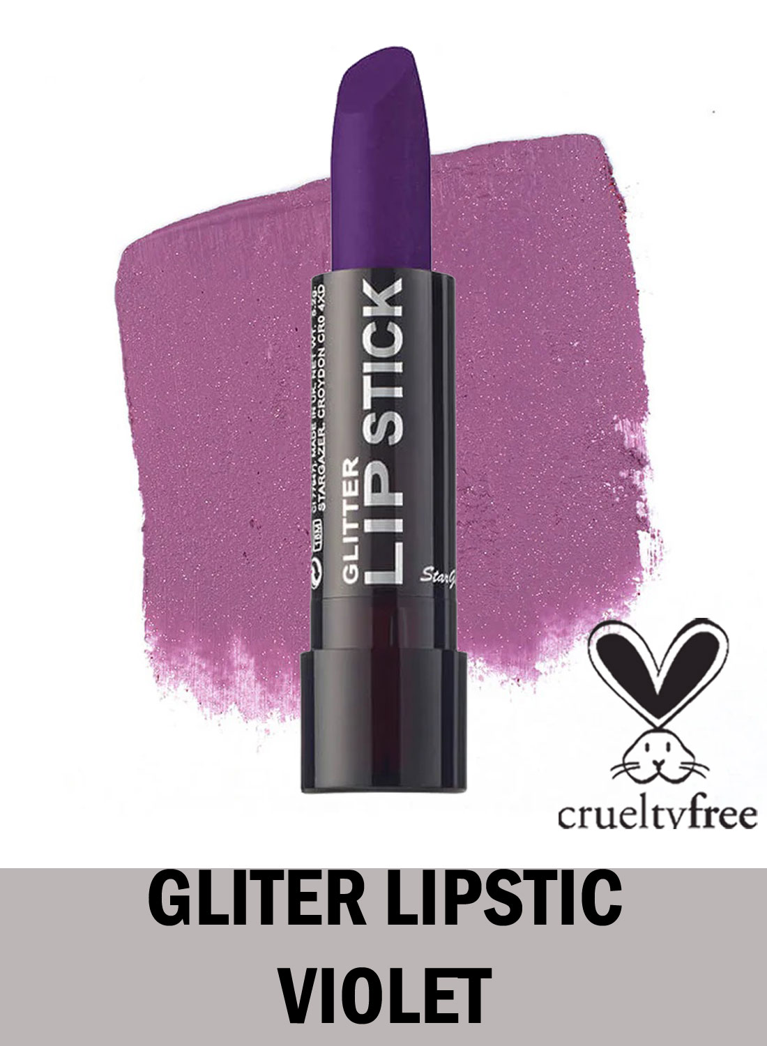 Stargazer Gliter Violet Lipstick