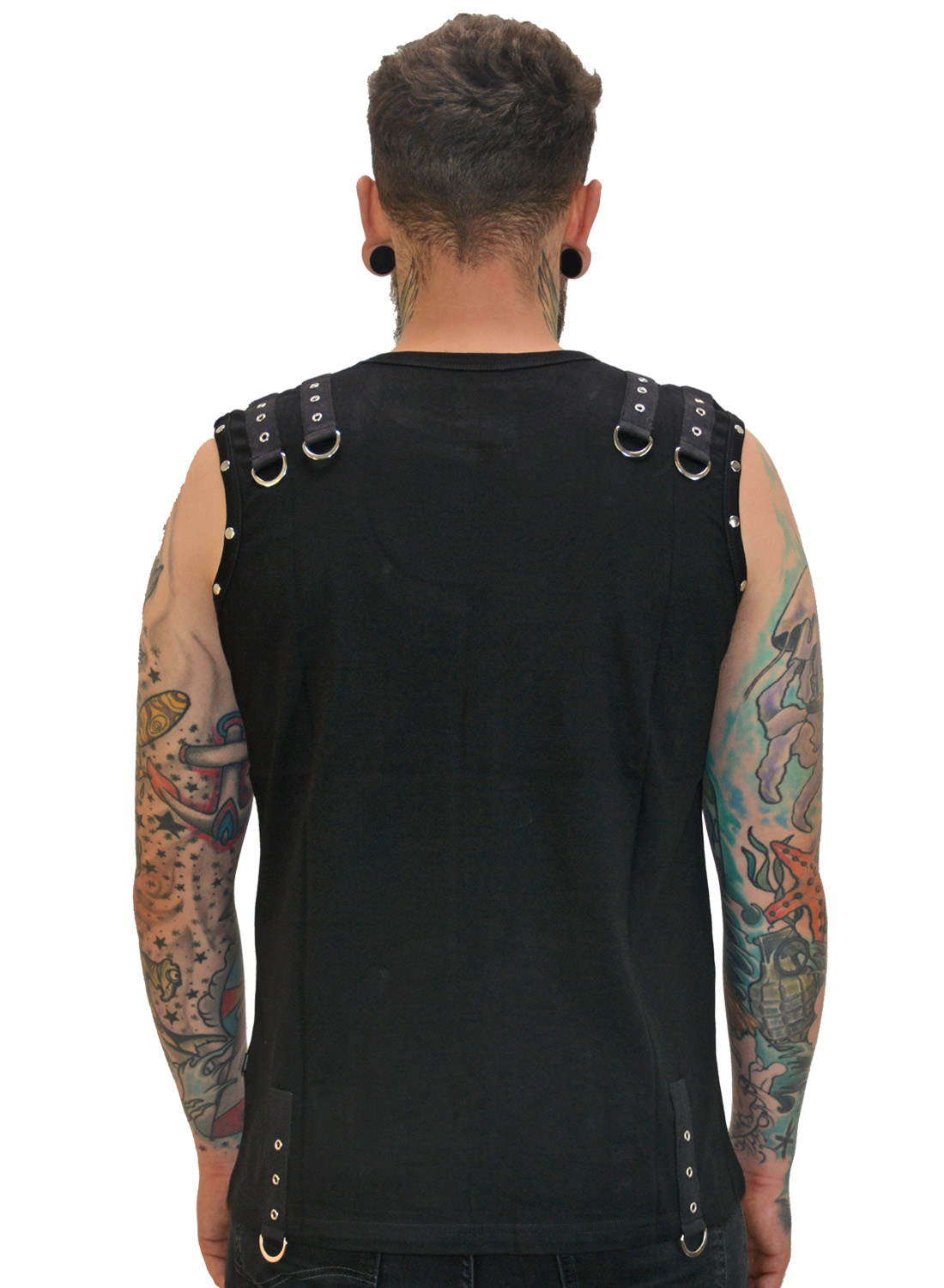 Metalcore sleeveless top