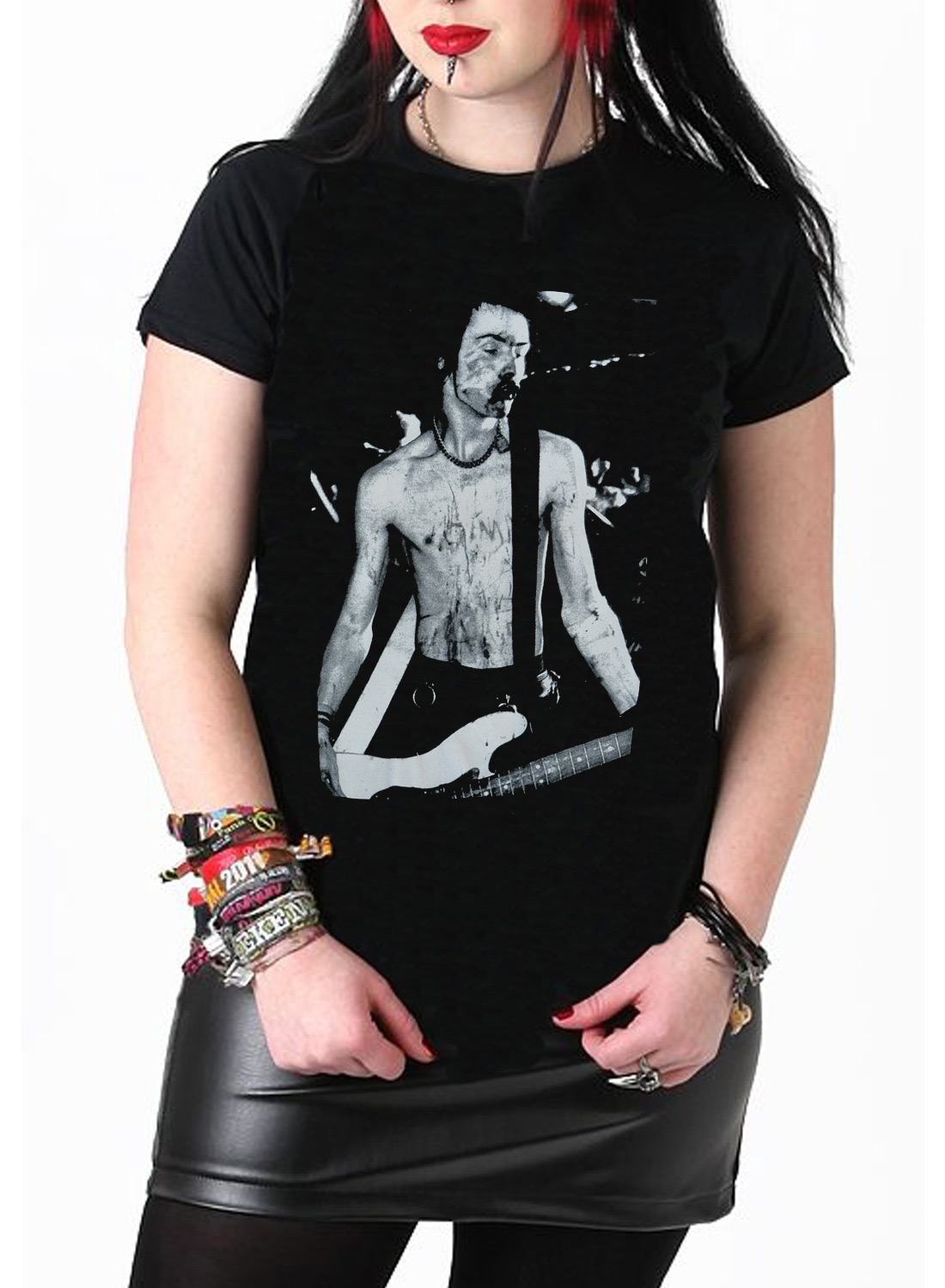 Sid Vicious Scars Girly Top