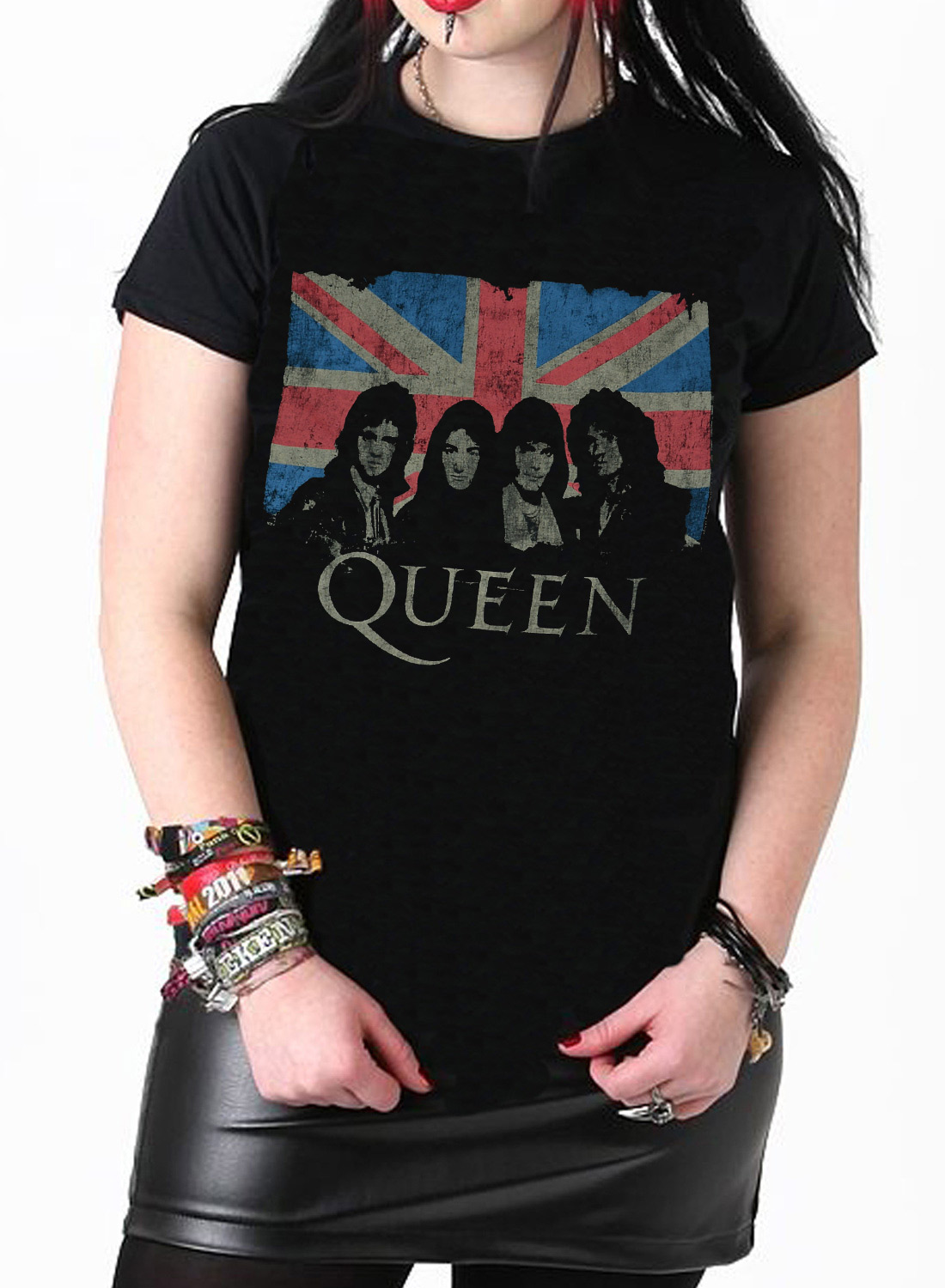 Queen Union Jack Girly Top
