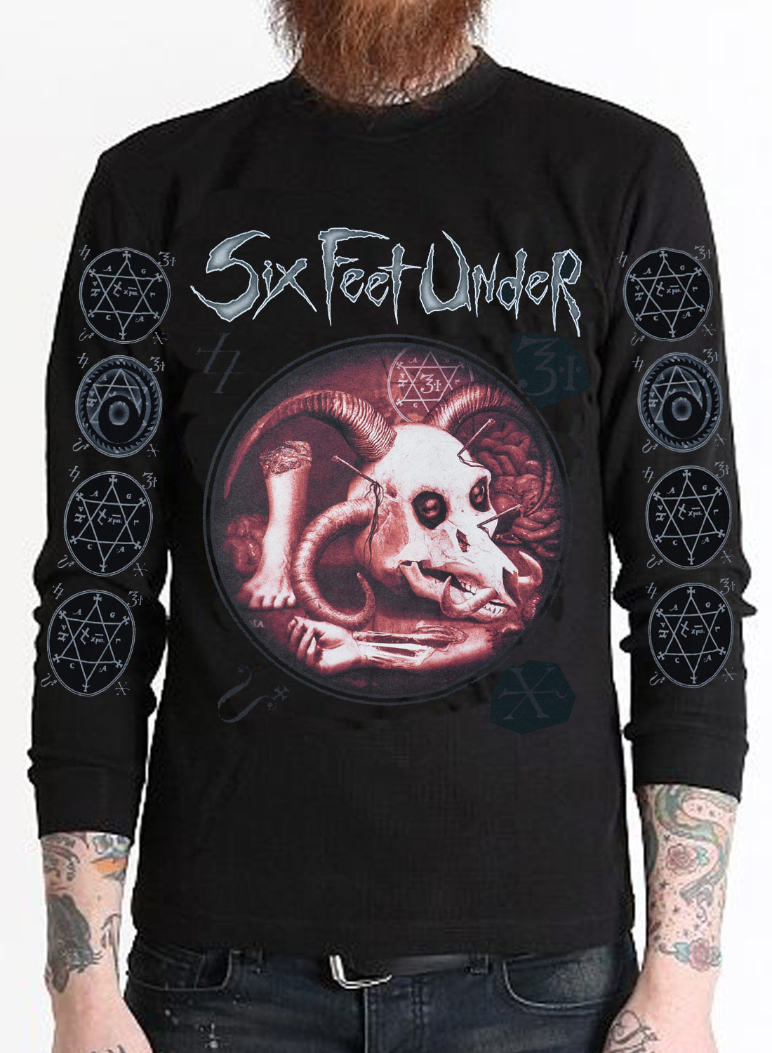 Six Feet Under Euro Tour Longarm T-shirt