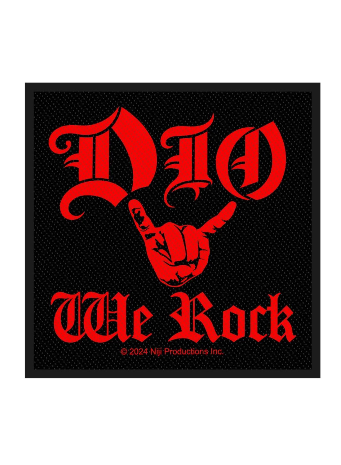 Dio We Rock Patch