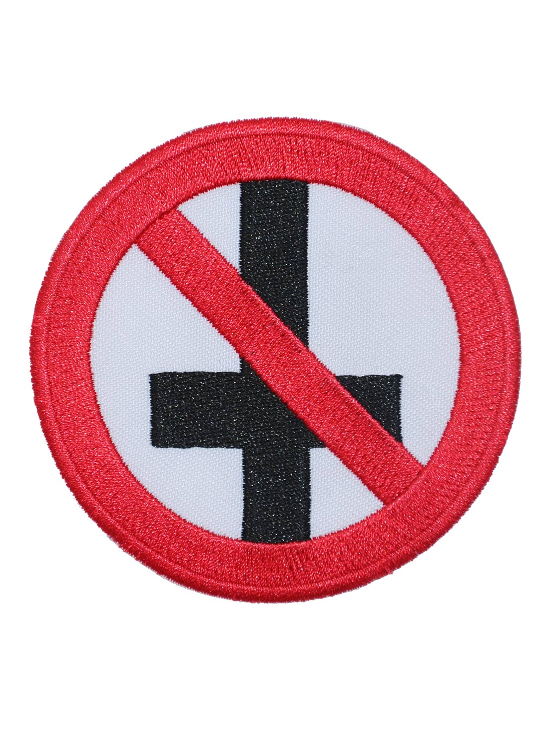 No Religion Embroidered patch