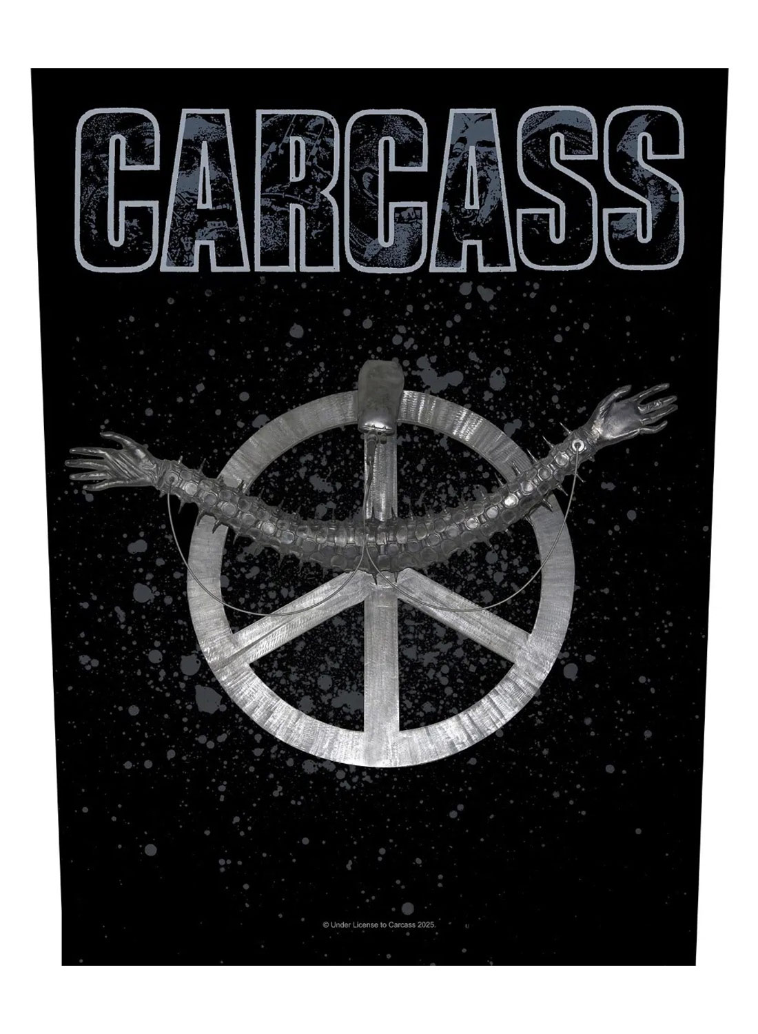 Нашивка на спине Carcass Heartwork